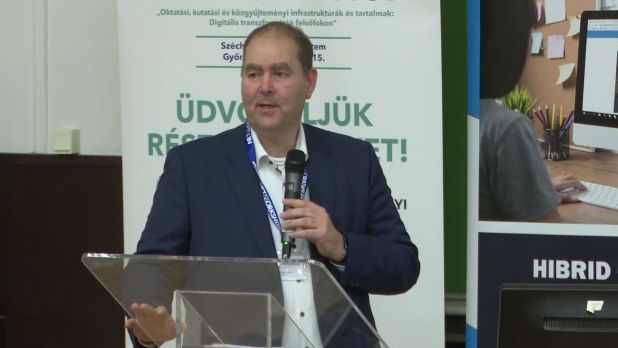 Vetési Iván, a NISZ Zrt. Vezérigazgatójának előadása